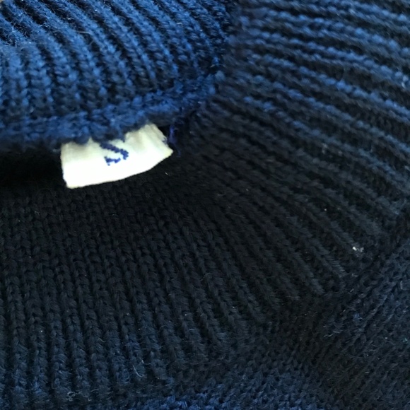 BOGNER NAVY ALPINE WOOL CREWNECK SKI SWEATER Size Small - Picture 4 of 16